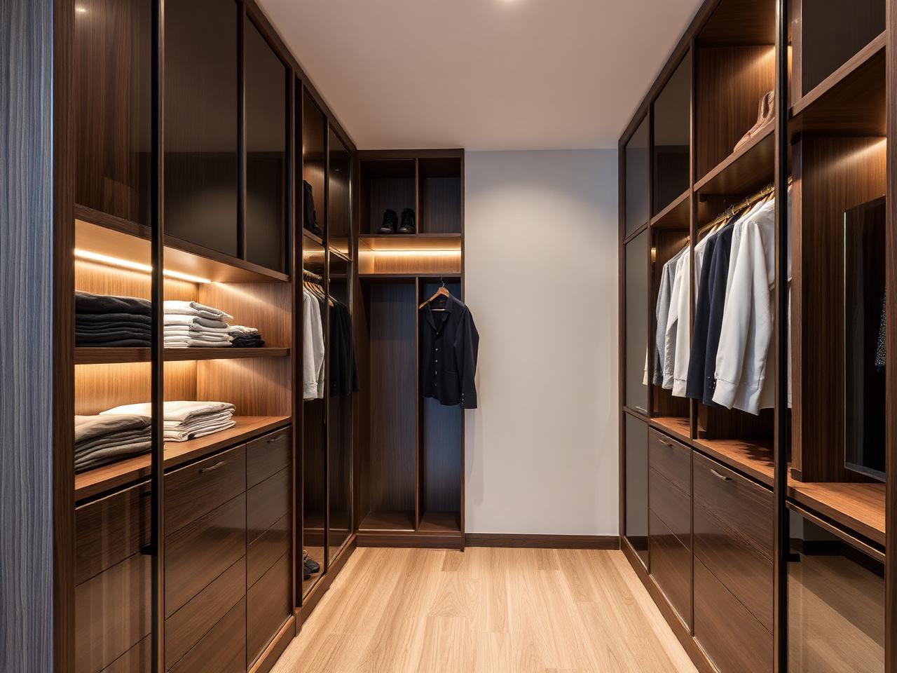 Wardrobes and walk-in robes with quiet, confident detail.